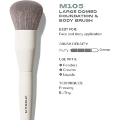 Foundationkwasten^Morphe M105 Large Domed Foundation & Body Brush