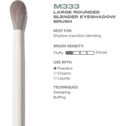 Oogschaduwkwasten^Morphe M333 Large Rounded Blender Eyeshadow Brush