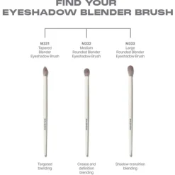 Oogschaduwkwasten^Morphe M333 Large Rounded Blender Eyeshadow Brush