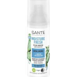 Gezichtsverzorging|Nachtcrème^Sante Naturkosmetik Moisture Fresh care booster met hyaluronzuur, squalaan & organische aloë vera