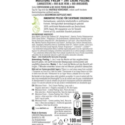 Reiniging|Gezichtspeeling^Sante Naturkosmetik Moisture Fresh 3in1 crèmescrub met lavasteen, biologische aloë vera & biologische avocado-olie