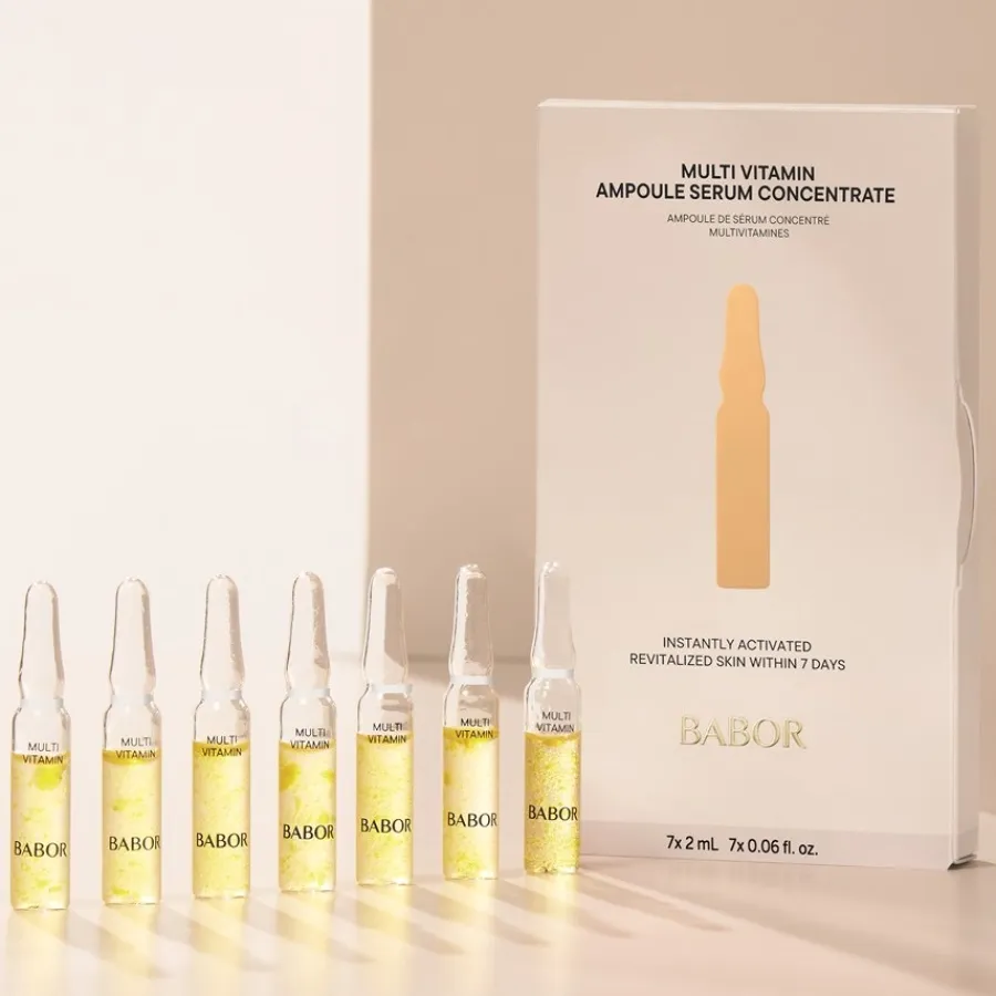 Vitamine C-Serum|Hyaluronzuurserum^BABOR Multivitamine 7 Ampullen