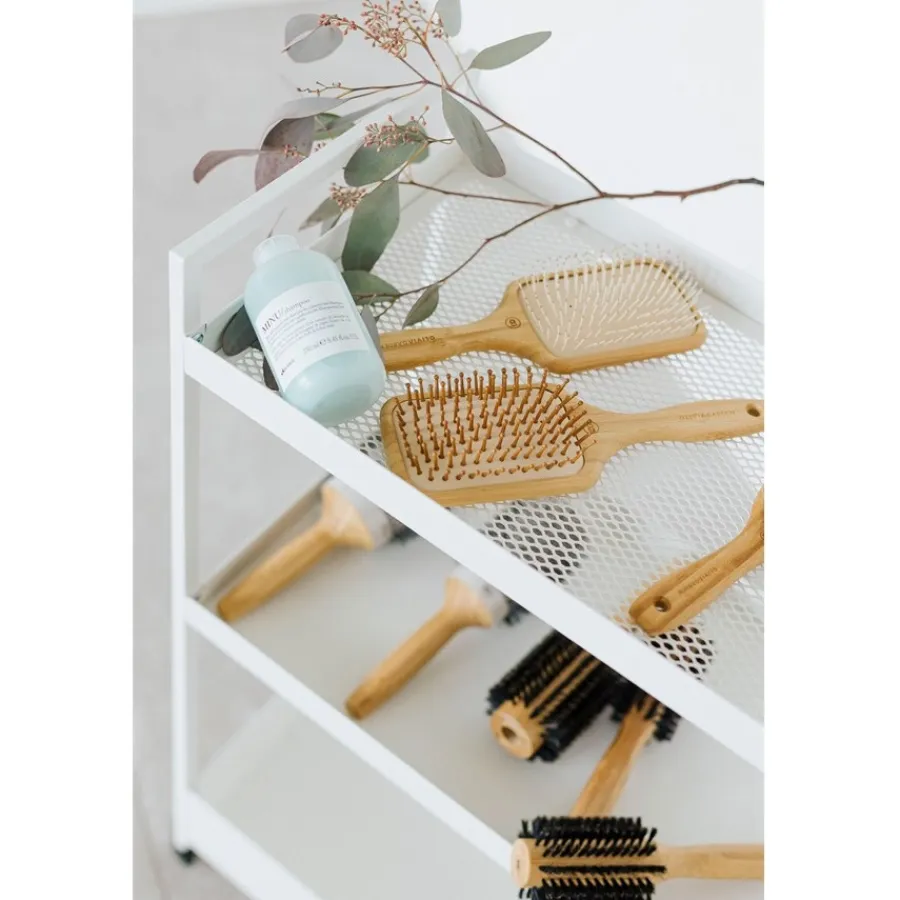 Anti-Klit Borstels^Olivia Garden Ontwarrende bamboe borstel met noppende nylon haren