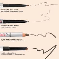 Oogschaduwprimer|Crème-Oogschaduw^Benefit Precisely, My Brow Pencil , wenkbrauwpotlood