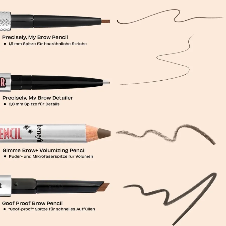 Oogschaduwprimer|Crème-Oogschaduw^Benefit Precisely, My Brow Pencil , wenkbrauwpotlood