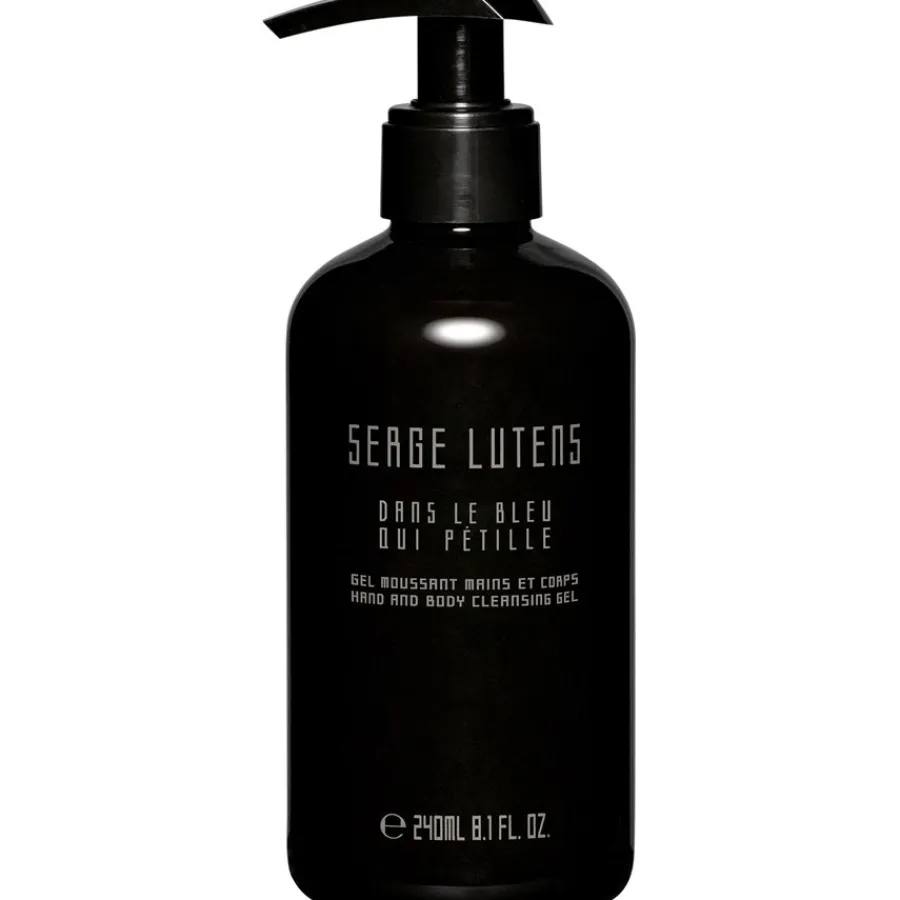 Frans Parfum|Douchegels Heren^Serge Lutens Reinigende gel voor hand en lichaam, Dans le bleu qui pétille
