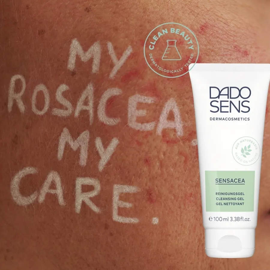 Dado Sens|Gezichtsverzorging^DADO SENS REINIGINGSGEL, - voor overgevoelige huid & couperose