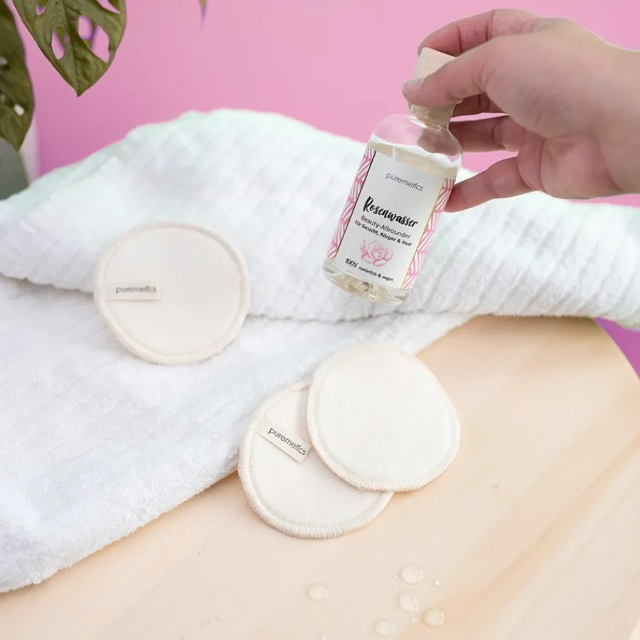 Gezichtstoners^puremetics Schoonheid alleskunner rozenwater