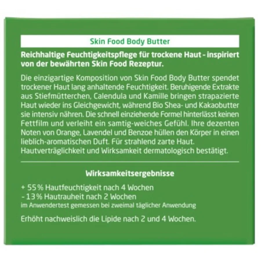 Heren|Hand & Voet^WELEDA Skin Food Body Butter, Voedende, snel absorberende textuur voor de droge huid