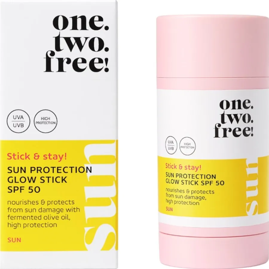Zonnebrand^One.two.free! Sun Protection Glow Stick SPF 50