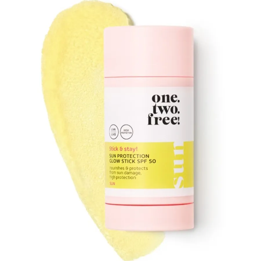 Zonnebrand^One.two.free! Sun Protection Glow Stick SPF 50