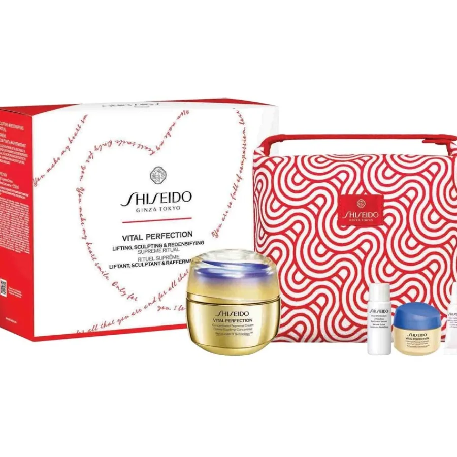 Antirimpelcrème|Gezichtscrème^Shiseido Supreme Pouch Set