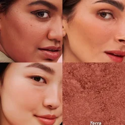 Lippen|Accessoires^Benefit Terra Rouge Mini, Terracotta met gouden glans