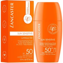 Zonnebrandcrème^Lancaster Tinted Mattifying Fluid SPF50