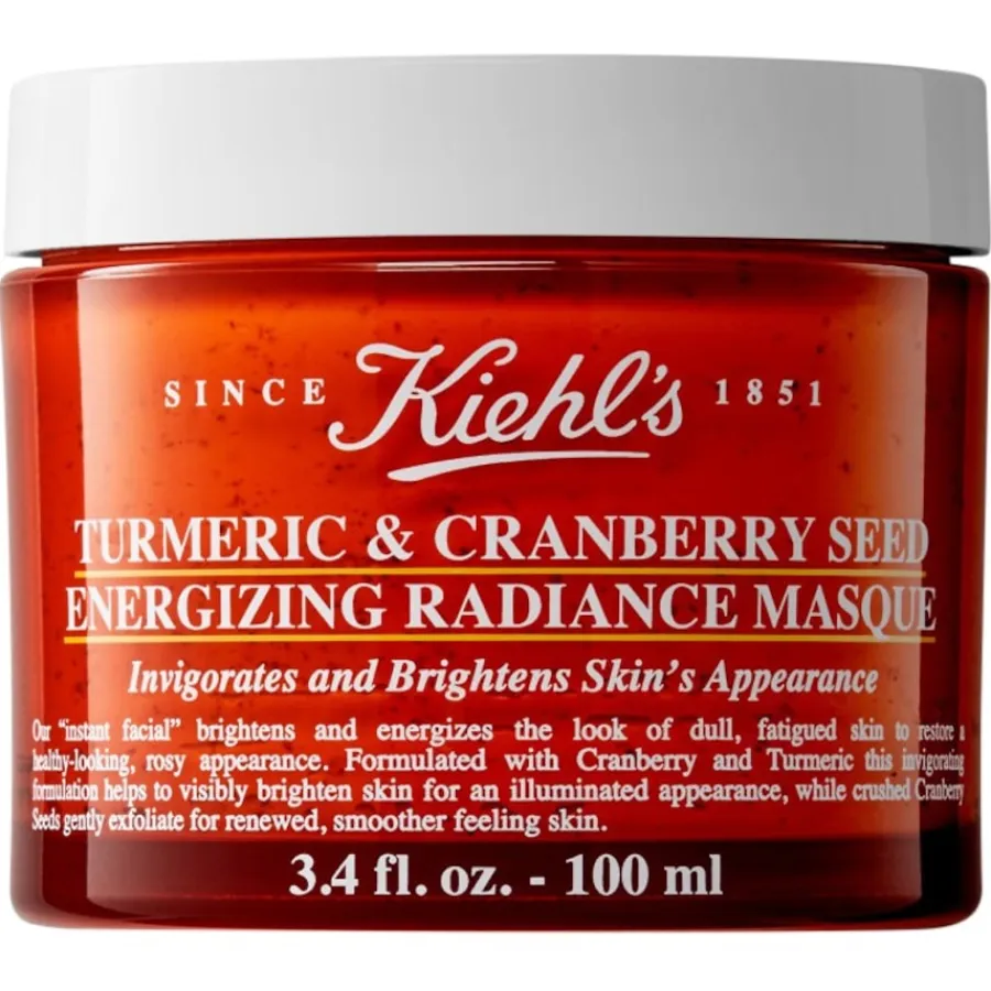 Maskers|Reiniging^Kiehl's Turmeric & Cranberry Seed Energizing Radiance Masque, kurkuma & cranberry-zaad