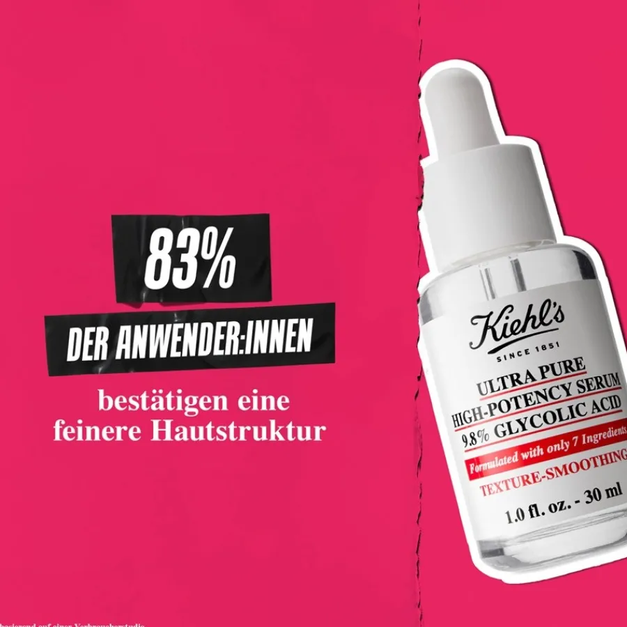 Anti-Agingserum|Antirimpelcrème^Kiehl's Ultra Pure High-Potency Serum 9,8% Glycolic Acid