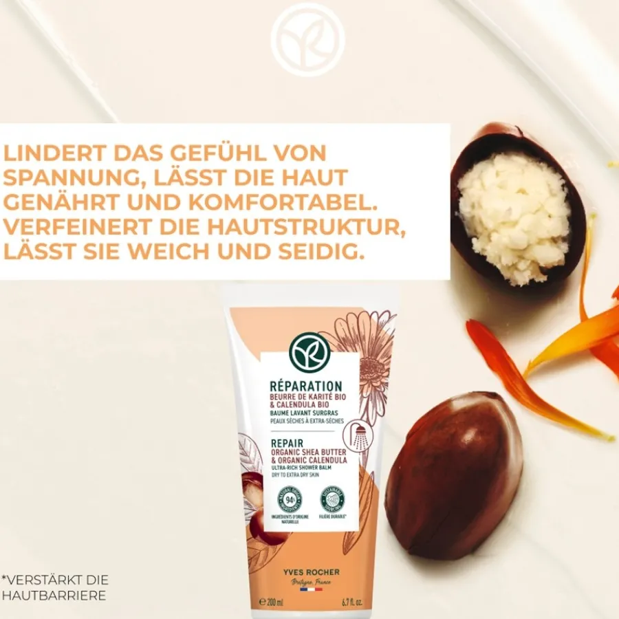 Douchegel^Yves Rocher Ultra-Rijke Douchebalsem, Biologische sheaboter & biologische calendula