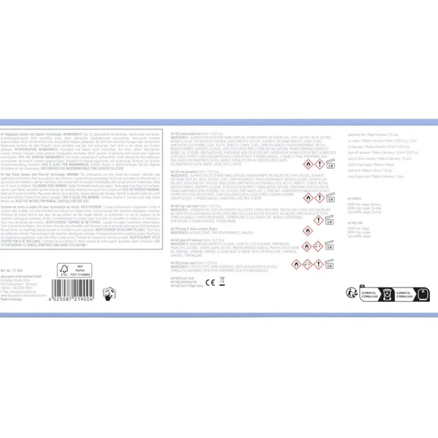 Nagelvijlen|Nagelverharders^Alessandro UV Starter Set Normal & Soft Nails