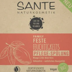 Droog Haar^Sante Naturkosmetik Vaste vochtinbrengende conditioner, Mango & biologische aloë vera