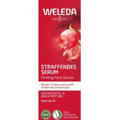 Gezichtsverzorging|Dagverzorging^WELEDA Verstevigend serum granaatappel & maca peptiden, Vermindert rimpels en verstevigt zichtbaar