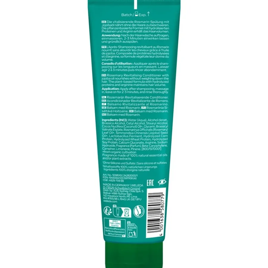 Styling|Shampoo^WELEDA Vitaliserende conditioner met rozemarijn, Voedt en geeft een natuurlijke glans