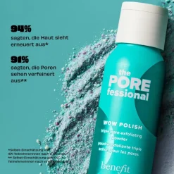 Gezichtspeeling^Benefit Wow Polish - Exfoliërend poeder met drievoudige werking