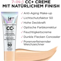 Highlighter|Blush^it Cosmetics Your Skin But Better CC+ Cream SPF 50+