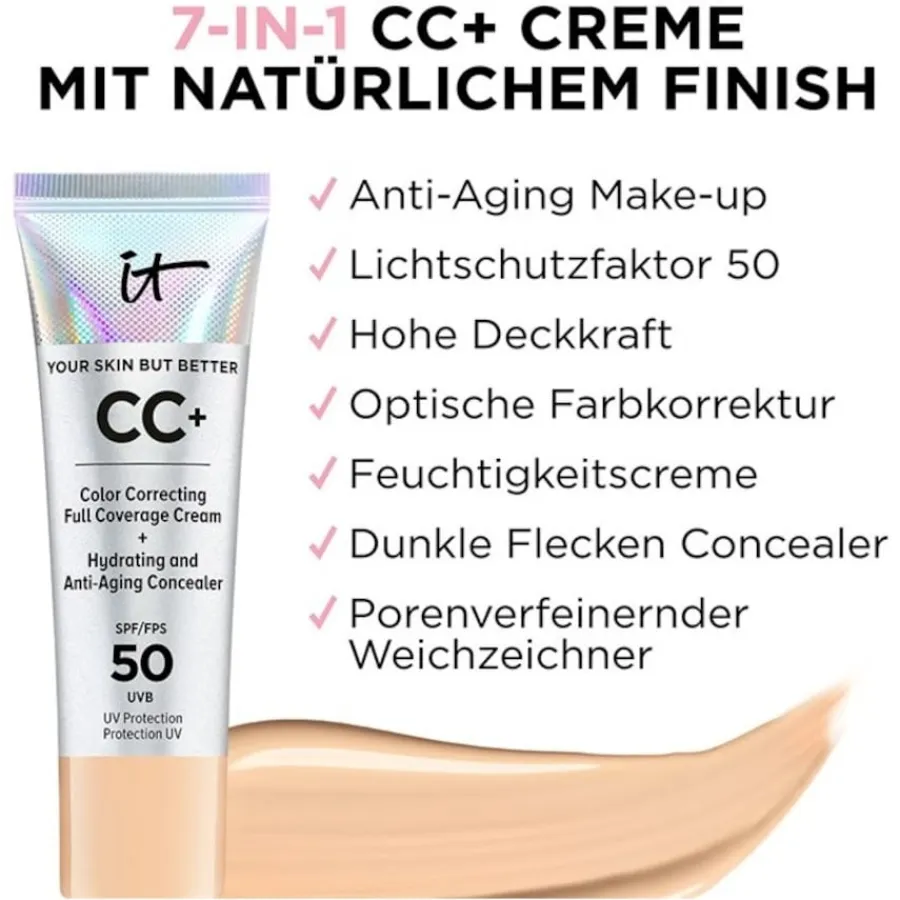 Highlighter|Blush^it Cosmetics Your Skin But Better CC+ Cream SPF 50+