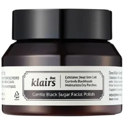 Gezichtspeeling^Klairs Zachte gezichtspoets met zwarte suiker